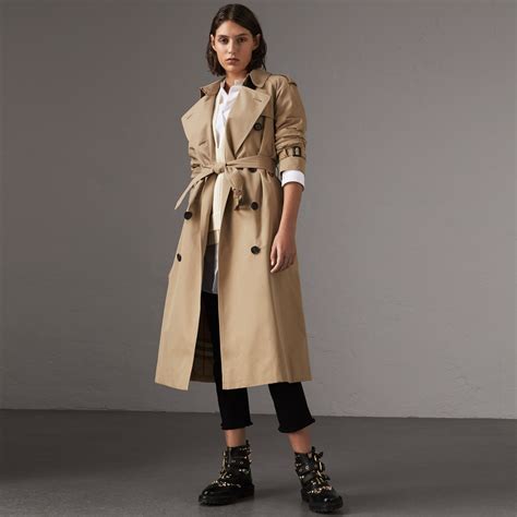 burberry westminster long length heritage trench coat|burberry trench coats length.